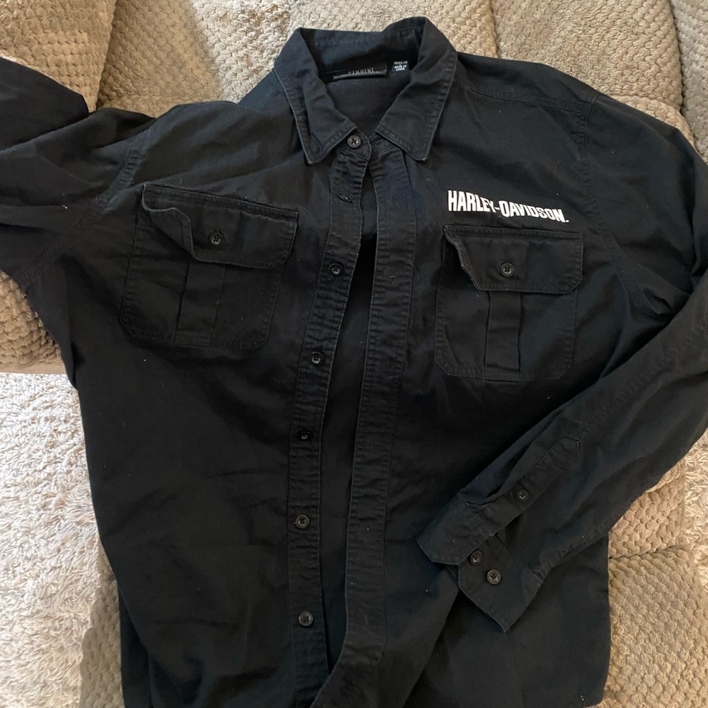 Harley Davidson long sleeve button up.